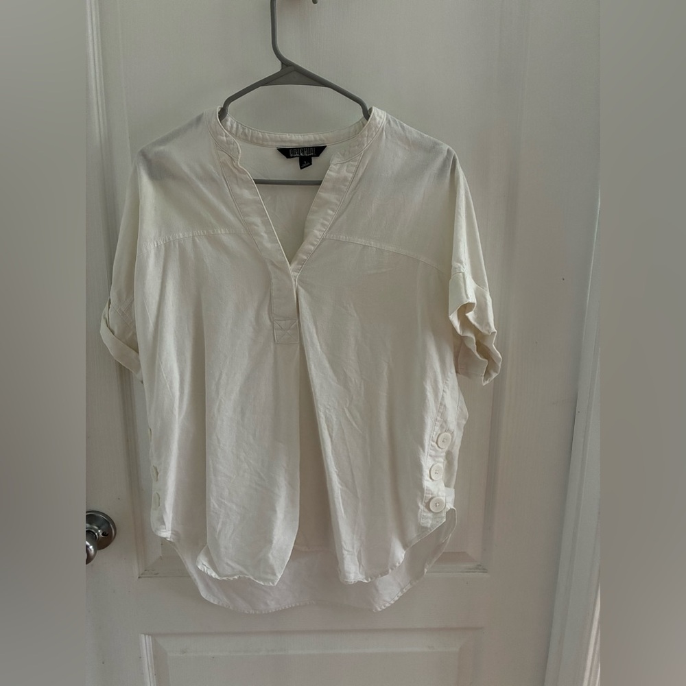 White linen top excellent condition